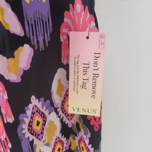 Cowl Neck Slip Dress - Desert Ikat Black Size 10 - Picture 8 of 16